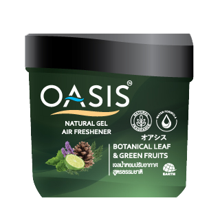 OASIS NATURAL GEL AIR FRESHENER BOTANICAL LEAF & GREEN FRUITS