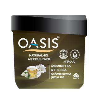 OASIS NATURAL GEL AIR FRESHENER JASMINE TEA & FREESIA