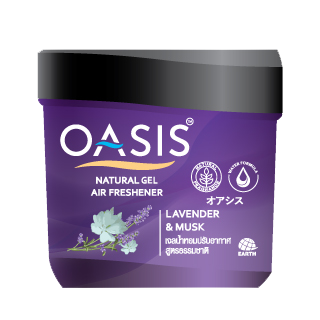 OASIS NATURAL GEL AIR FRESHENER LAVENDER & MUSK