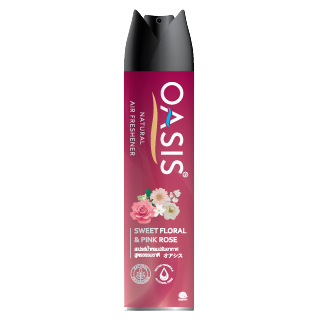 OASIS NATURAL SPRAY AIR FRESHENER SWEET FLORAL & PINK ROSE