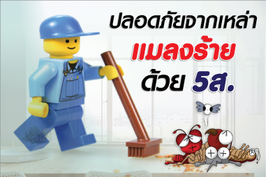 ปลอดภัยจากเหล่าแมลงร้ายด้วย 5 ส.