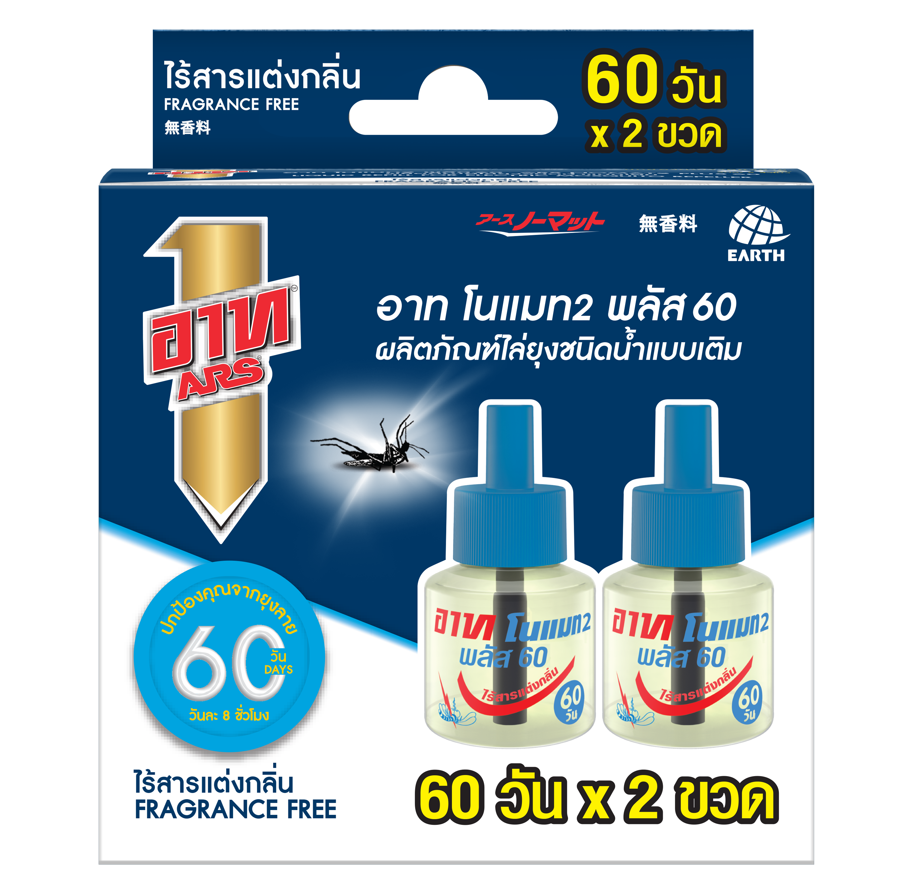 ARS NOMAT PACK 2 : 60 DAYS FRAGRANCE FREE