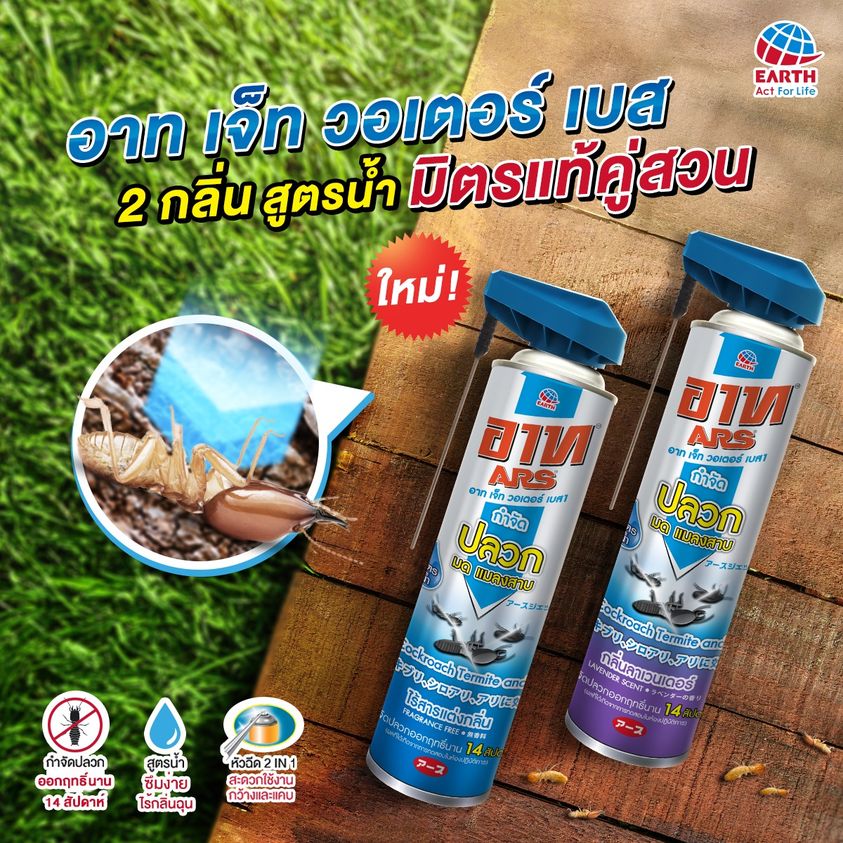 “อาท เจ็ท วอเตอร์ เบส” เป็นมิตรกับต้นไม้ แต่ไม่เป็นมิตรกับปลวก