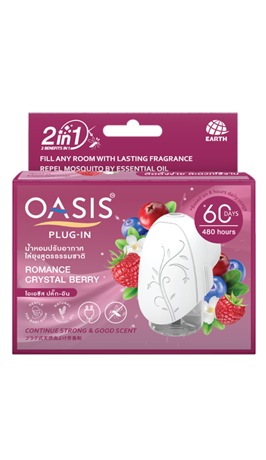 OASIS PLUG-IN SET ROMANCE CRYSTAL BERRY